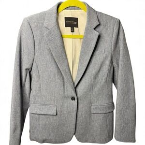 Banana Republic Women's Light Gray Suit Jacket